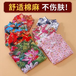 网红同款儿童棉麻旗袍改良版中国风连衣裙夏装女童小孩夏季女孩古