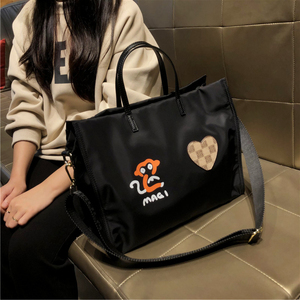 香港品牌2024新款收纳袋大容量时尚简约手提行李包百搭便携旅行包