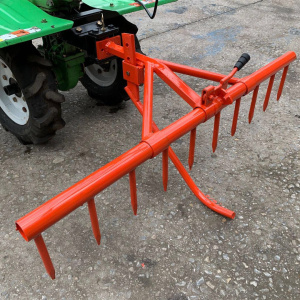 多功能微耕机d配n件水田耙平地耙土耙全钢结构实心锻打耙齿农具包