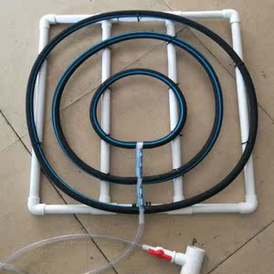 不锈钢盘水产养殖锦鲤鱼池鱼缸纳米爆氧管条微孔增氧泵机打氧配件