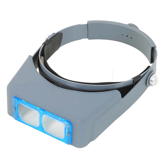 头戴式放大镜双目手术显微高倍高清维修雕刻老人阅读 光学玻璃镜