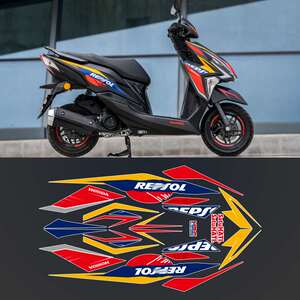 适用本田裂行rx12o5保护贴纸改装碳纤维贴膜摩托车贴防磨遮盖划l