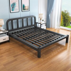 8米简约现代双人铁床轻奢公寓出租房铁架床单人钢床