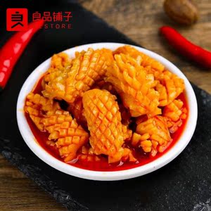 良品铺子即食香辣鱿鱼花麻辣小海鲜罐装熟食网红零食下饭菜八爪鱼