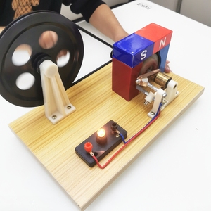 手摇发电机模型幼儿园小学科学探究器材科普实验仪器物理展示教具