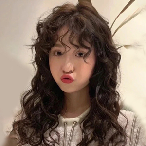 假发女长发法式卷刘海慵懒羊毛卷蓬松jk长卷发玉米烫自然全头套式