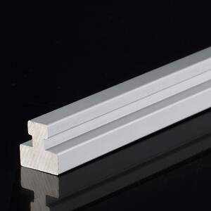 新款公母槽导轨过炉治具凹槽凸槽滑轨铝合金一米小型滑轨道10*13