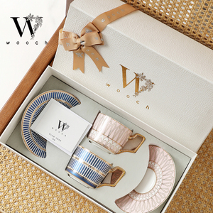 WOOCH物取维多利亚咖啡杯碟礼盒高级精致对杯新家礼物结婚伴手礼