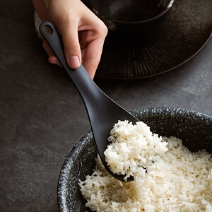 不粘米饭铲耐高温家用大号汤勺盛饭勺子长柄饭勺弦思家居旗舰店10