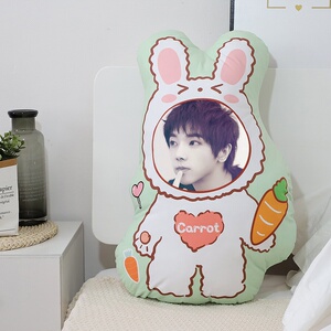 华晨宇公仔毛绒娃娃人形抱枕明星周边男女朋友真人脸照片玩偶定z