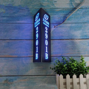 新款led双面三角发光门牌室内酒店出租房足浴城用中式灯牌灯箱广