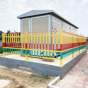 新品行机用变压器绝缘护栏围墙护栏场业杆用变电箱v围栏方管小区