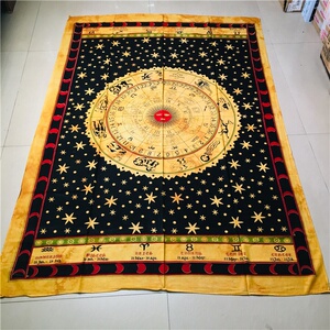 清仓印度曼达拉挂布挂毯民族风印度飞毯桌布床单瑜伽装饰窗帘