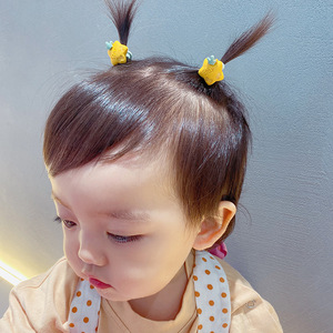 婴儿头绳可爱小号皮筋儿童不伤发发量少扎头发女宝u宝头绳头饰发