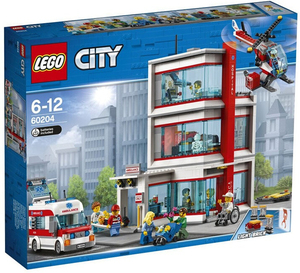 乐高LEGO 城市系列医院60204儿童益智积木玩具2018款智力拼接礼物