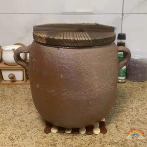 传统老式土砂锅老砂罐陶罐煲汤小盅罐小瓦罐炖汤盅土瓦罐煨汤家用