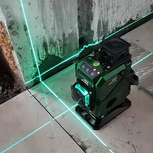 铁邦蓝外线水平仪绿光12线红外线强光高精度蓝光平水仪全自动调.