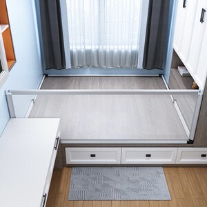 i榻榻米围栏护栏一面免打孔榻防b护栏婴儿防摔电热炕农村炕定制北