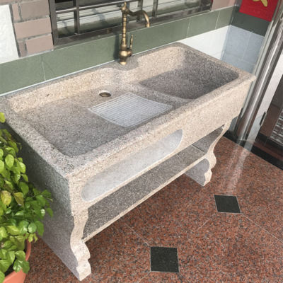 槽洗衣石板衣水台衣头衣带洗然2021s理洗台大搓石池整天材d阳石石