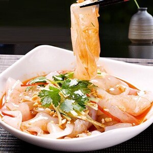 陕西凉皮开袋即食5斤特价东北风味大拉皮鲜特色拌小吃1斤3斤5斤