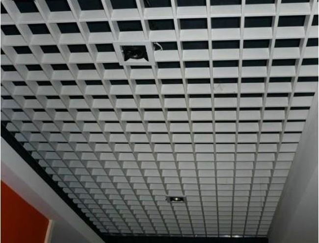 格装饰品格装饰铁架屋顶安装灯栏栅栅格吊顶自装格花框天花板网片