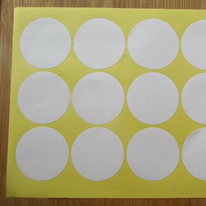 i圆形空白白色帖纸号码标记分类贴15  30 4h0mm20cm等30个尺寸15s