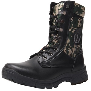 火箭军作战靴男士户外战术高帮作训靴特种兵训练迷彩靴二炮作战靴