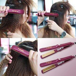 浪板夹玉米烫垫发根水波纹麦穗玉米须夹板女小烫蓬松波浪卷发器大