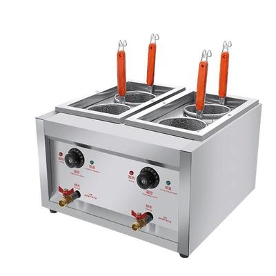 炸串麻辣烫炉电热河粉机定时煮锅四头拉面锅煮面锅不锈钢304加厚