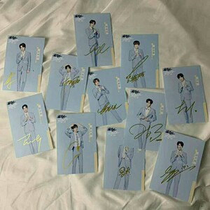 少年之名亲笔签名林陌胡文煊左叶徐圣恩罗杰左林杰李希侃苏勋伦