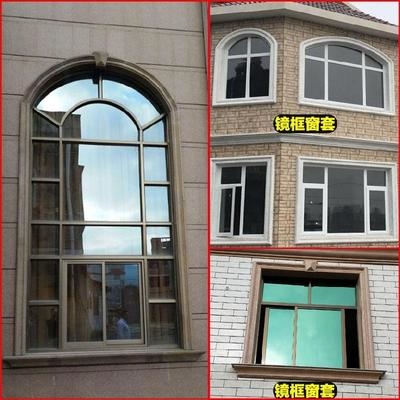 整套中式简单模板门窗方形s现浇外框边框塑