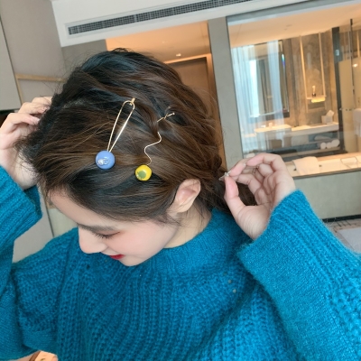 卡子头饰夏天适合短发的发饰发卡女夏季仙气女b夏头发夹子两边侧.