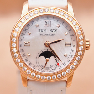 【宝珀blancpain】女装系列自动机械女表;型号2360-2991a-55b