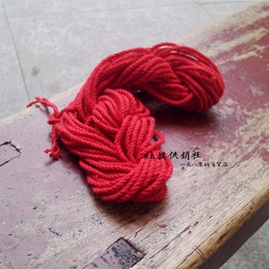 i[ 老棉绳`] 包邮 红棉s绳 2mm绑嫁妆红头绳绑碗 月老红绳8-11米s