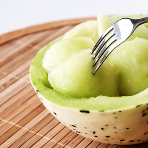 甘肃瓜州哈密瓜月露蜜瓜流星瓜冰淇淋奶香13斤6枚新鲜水果礼盒装