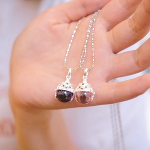 泰国佛牌真品 龙婆gee 拉胡天珠 力泥珠项链吊坠