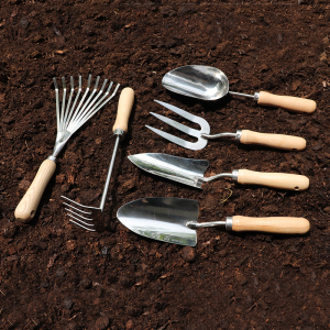 除草挖土小铲子耙子不锈钢加v厚种植松土户外种花园艺盆栽工具套