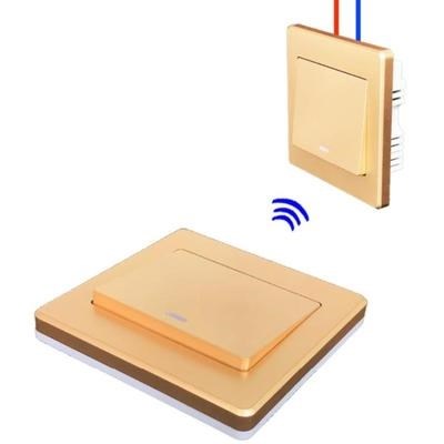 无线开关家用三控智能一拖二走廊控制器灯控墙贴220v墙壁多开厨房