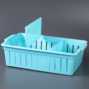 小筐子储物篮篮子桌面筐小号蓝子长方形塑料蓝收纳框子储物塑料.