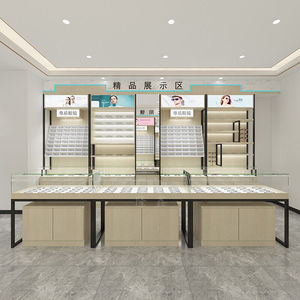 眼镜展示架眼镜柜台展示柜立式架整店定制多层格子太阳眼镜店货架