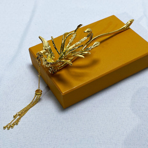 千与雨88淘宝周大福黄金婚嫁 蝶恋花蝴蝶簪子头钗步摇足金头饰