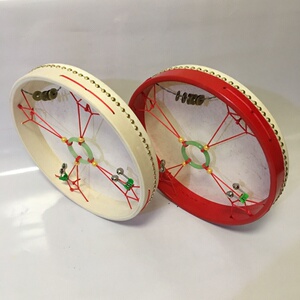 跳鼓单面鼓神鞭满驱魔-大鼓30cm鼓神请鼓鼓用40cm送萨