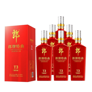古蔺郎牌特曲t3郎酒精英版50度浓香型白酒500ml*6瓶整箱红色礼品