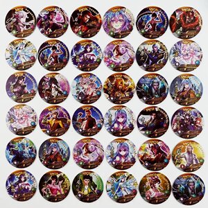 斗罗大陆皇家圆卡圆形卡片硬纸耐摔对战卡k牌收集绝版币金p木水火