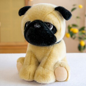 沙皮狗公仔毛绒玩具布娃娃可爱坐姿仿真小狗玩偶儿童床上安抚陪萌