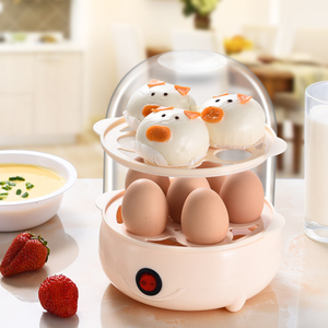 蒸蛋羹蒸面食单层蒸蛋器迷你自动断电家用煮蛋器多功能小型早餐机