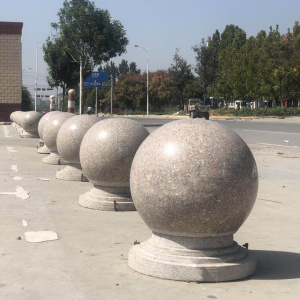 300人付款淘宝花岗岩挡车柱子阻车石桩路障石墩花岗岩户外拦车石圆柱