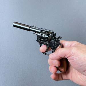 22迷你金属砸炮枪火炮左轮合金n儿童玩具枪砸响炮纸炮枪复古老式