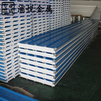 彩钢瓦夹心泡沫隔热保温板泡沫板外墙岩棉板屋顶防水泡沫铁皮夹板