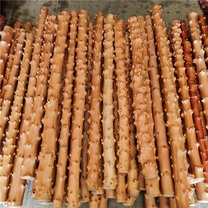 木手把件短棒木制工艺品天然手把件文玩带刺根雕木雕防身棒12人付款